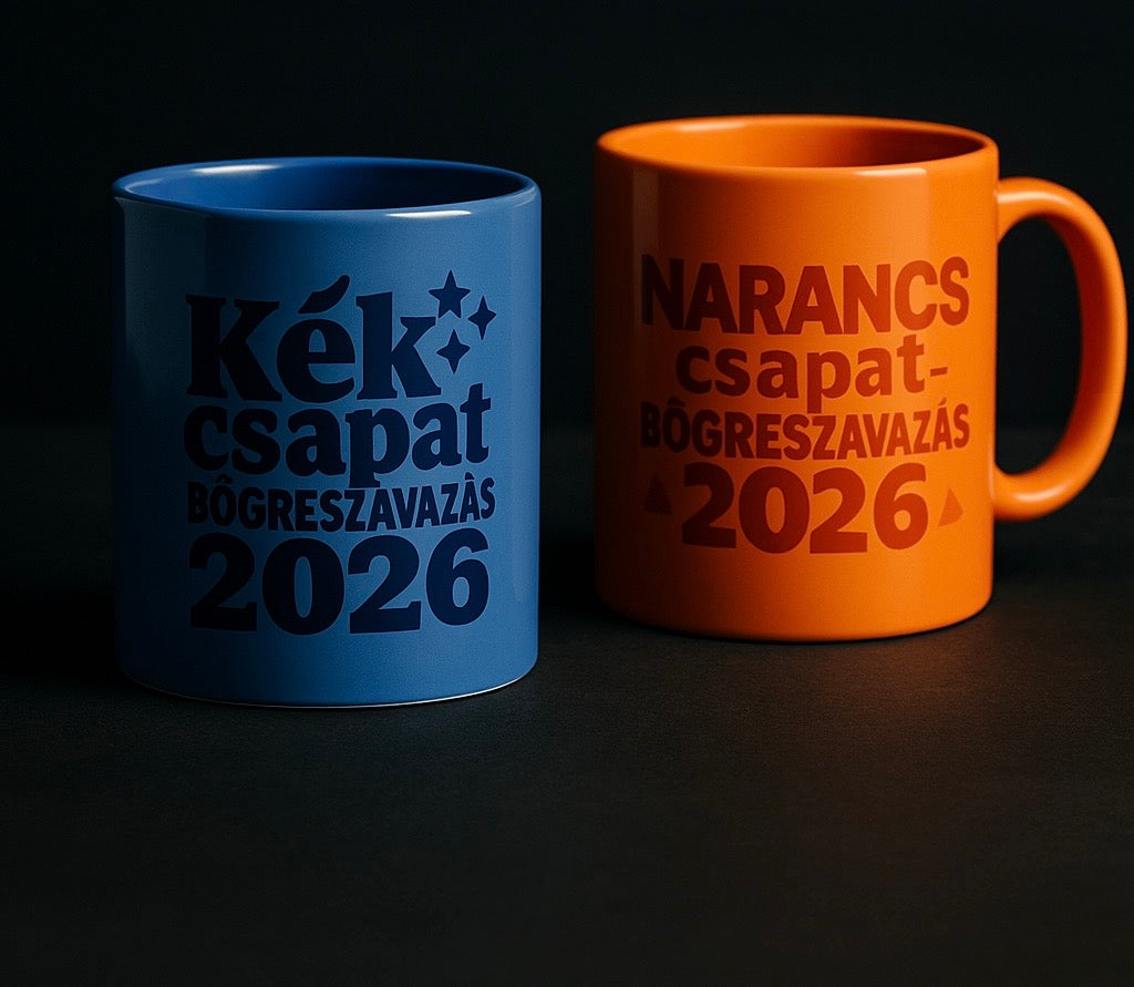 Narancs Csapat – 2026 bögre
